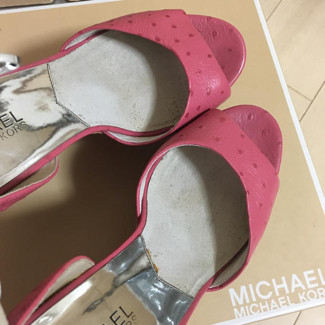 Michael Kors(マイケルコース)のマイケルコース♡オーストリッチサンダル♡ レディースの靴/シューズ(サンダル)の商品写真