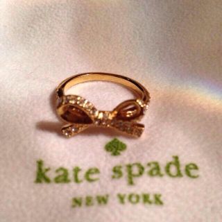 ケイトスペードニューヨーク(kate spade new york)のリボンリング(リング(指輪))