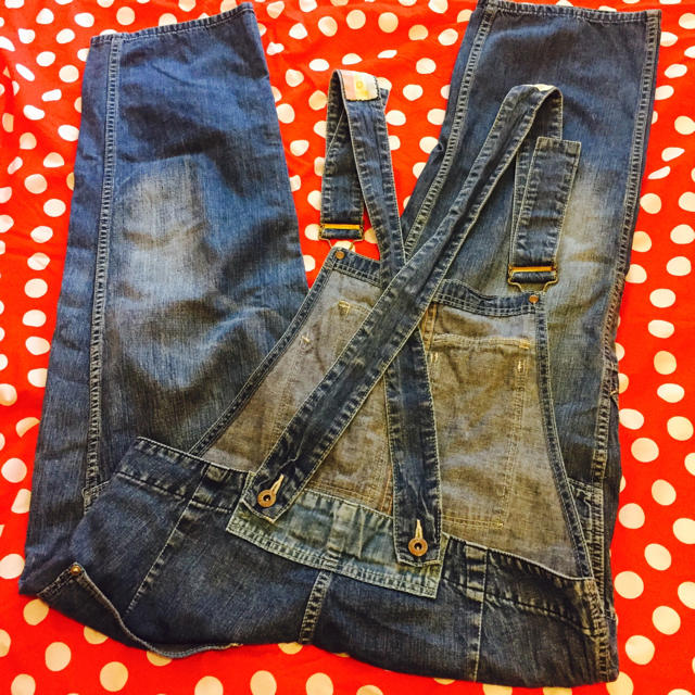 DENIM DUNGAREE(デニムダンガリー)のDD “GO TO HOLLWOOD” デニム オーバーオール 160size キッズ/ベビー/マタニティのキッズ服女の子用(90cm~)(パンツ/スパッツ)の商品写真