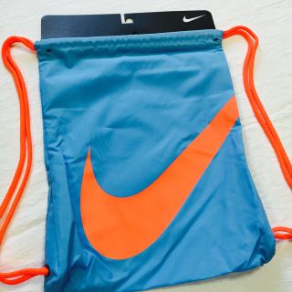 ナイキ(NIKE)の最終◉SALE◉ 【激レア】NIKEナイキ ジムサック パステルブルー/オレンジ(リュック/バックパック)