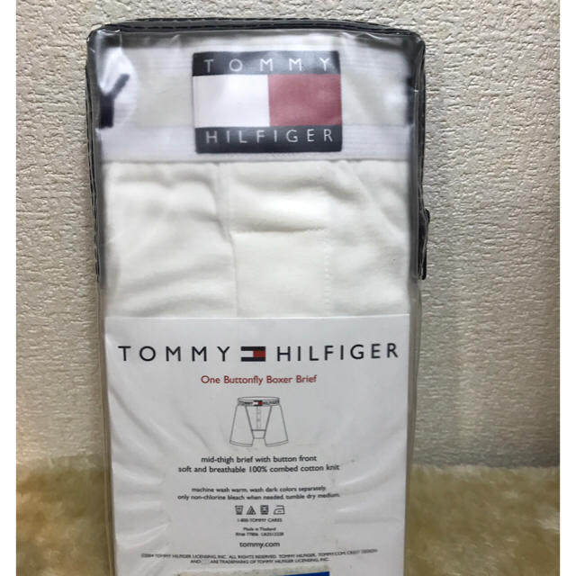 TOMMY HILFIGER(トミーヒルフィガー)のN.mama様専用、TOMMY HILFIGER、ボクサーパンツ、XL、白 メンズのアンダーウェア(ボクサーパンツ)の商品写真