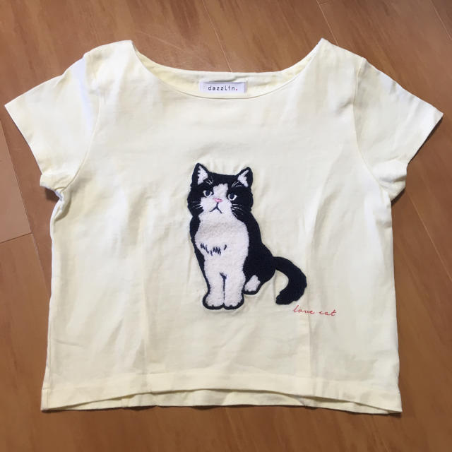 dazzlin(ダズリン)のダズリン猫Tシャツ レディースのトップス(Tシャツ(半袖/袖なし))の商品写真
