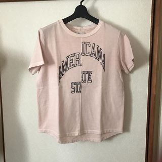 アメリカーナ(AMERICANA)のアメリカーナ  半袖Tシャツ  カットソー(Tシャツ(半袖/袖なし))