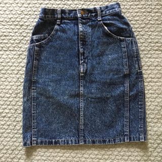 トーガ(TOGA)のTOGAxtc used denim skirt (ひざ丈スカート)