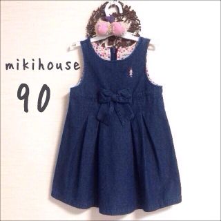 ミキハウス(mikihouse)のリーナちゃん♡デニムジャンスカ♡90(その他)