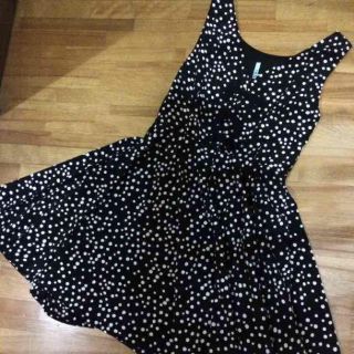 エムドゥ(M.deux)のエムドゥ♡美品ドットワンピース(ミニワンピース)