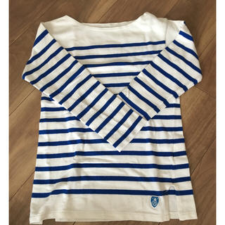 オーシバル(ORCIVAL)の青ボーダーシャツ(Tシャツ(長袖/七分))