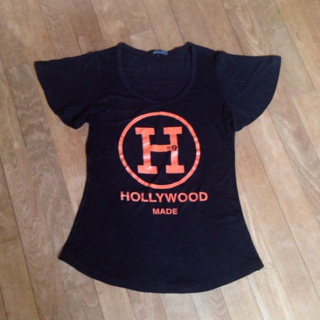 HOLLYWOOD MADE(ハリウッドメイド)のHOLLYWOODMADEカットソーＭ レディースのトップス(Tシャツ(半袖/袖なし))の商品写真