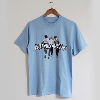 Fucking Awesome  Tシャツ 水色(light blue) M(Tシャツ/カットソー(半袖/袖なし))