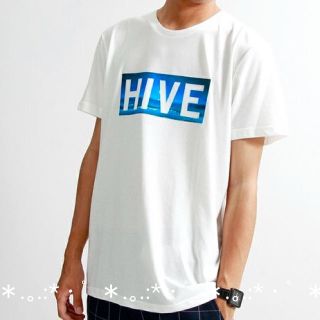 ウィゴー(WEGO)のWEGO オーシャンBOXロゴTシャツ(Tシャツ/カットソー(七分/長袖))