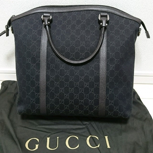 Gucci(グッチ)のGUCCI グッチ 2WAYトートバッグ ショルダー付き ブラウン 未使用 レディースのバッグ(トートバッグ)の商品写真