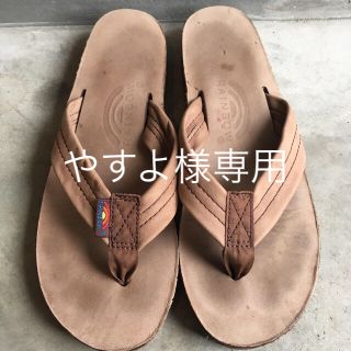 ビームス(BEAMS)のレインボーレザーサンダル(サンダル)