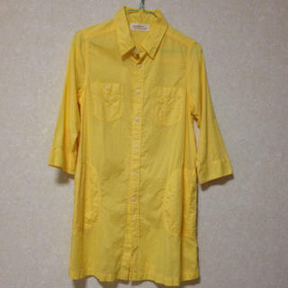 ダブルクローゼット(w closet)のWcloset 黄色シャツ♡(シャツ/ブラウス(長袖/七分))