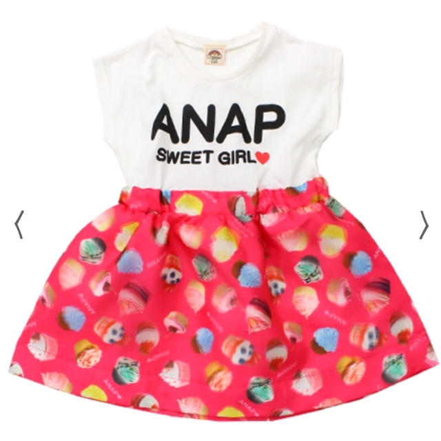 ANAP Kids(アナップキッズ)のANAPkids ワンピース 130 キッズ/ベビー/マタニティのキッズ服女の子用(90cm~)(ワンピース)の商品写真