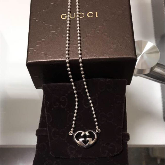 Gucci(グッチ)のGUCCI ネックレス ハート レディースのアクセサリー(ネックレス)の商品写真