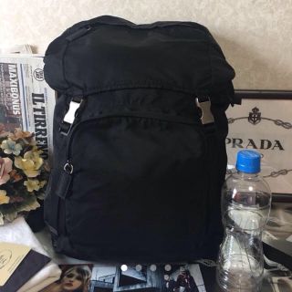 プラダ(PRADA)の◆にゃーんさこ様専用◆プラダ  ナイロン リュック   ブラック V135  (バッグパック/リュック)