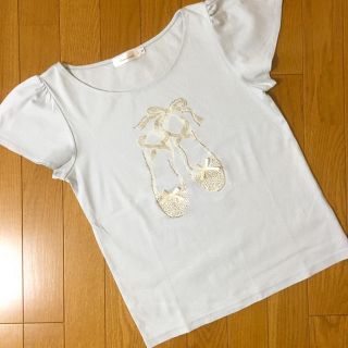 クチュールブローチ(Couture Brooch)の本日限定お値下げ！！Couture brooch トゥシューズ柄Tシャツ(Tシャツ(半袖/袖なし))