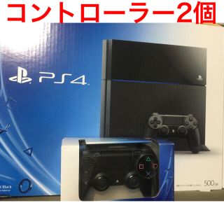 プランテーション(Plantation)のPS4 本体 ＆ コントローラー 2個 500GB(家庭用ゲーム機本体)