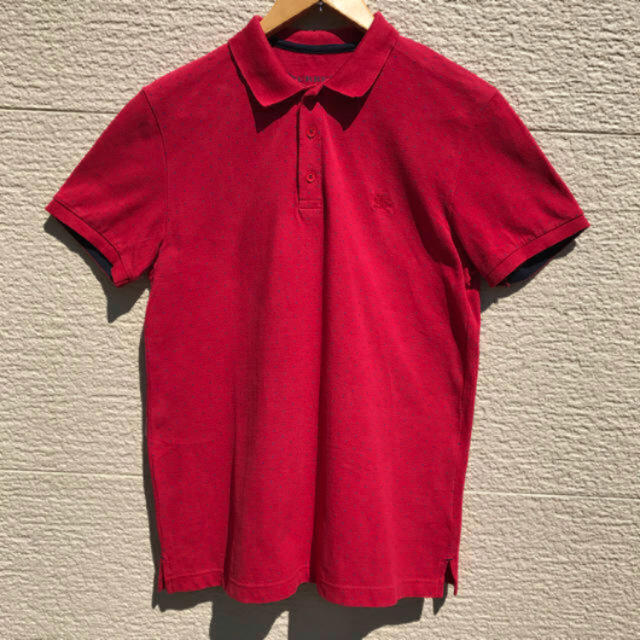BURBERRY(バーバリー)のBURBERRY BLACK LABEL ポロシャツ メンズ 3 赤 青 メンズのトップス(ポロシャツ)の商品写真
