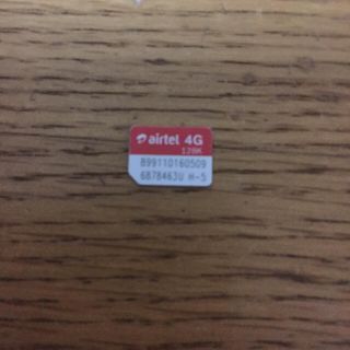 airtel nano sim カード(その他)