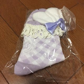 アンジェリックプリティー(Angelic Pretty)の【新品】リボンベリーバニー クルー丈ソックス(ソックス)