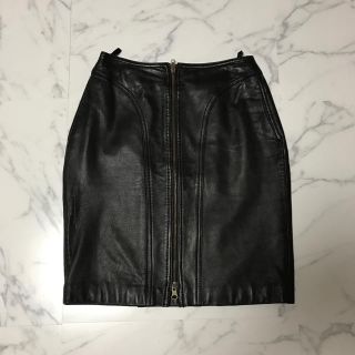 マルタンマルジェラ(Maison Martin Margiela)のレザー スカート (ひざ丈スカート)