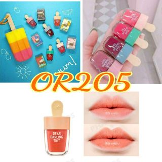 エチュードハウス(ETUDE HOUSE)のエチュードハウス✦夏限定✦アイスティントリップ♥OR205♥(リップグロス)