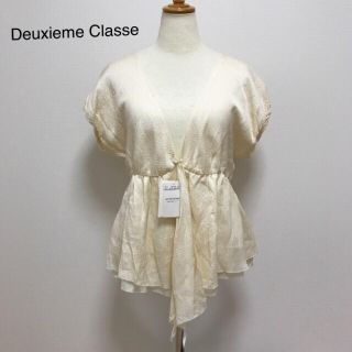 ドゥーズィエムクラス(DEUXIEME CLASSE)のabcc様専用 新品 ドゥーズィエム クラス トップス シルク(シャツ/ブラウス(半袖/袖なし))