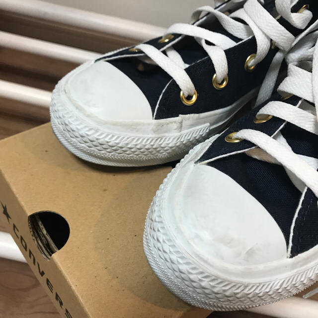 CONVERSE(コンバース)の♡美品♡コンバース ハイカット ネイビー レディースの靴/シューズ(スニーカー)の商品写真