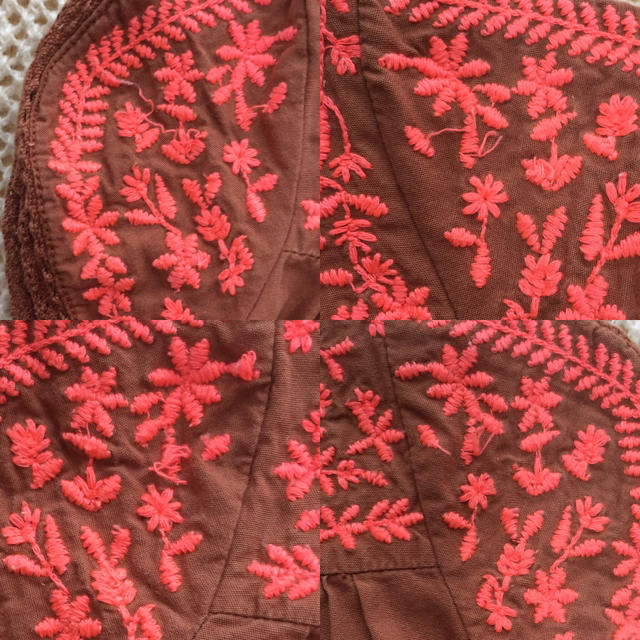 Bonpoint(ボンポワン)のボンポワン 刺繍ワンピース18M キッズ/ベビー/マタニティのベビー服(~85cm)(ワンピース)の商品写真