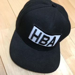 フードバイエアー(HOOD BY AIR.)のHBA キャップ 黒(キャップ)