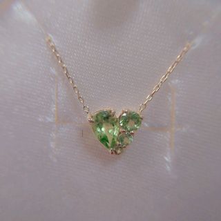 だった STAR JEWELRY - Star jewelry ペリドットハートネックレスの