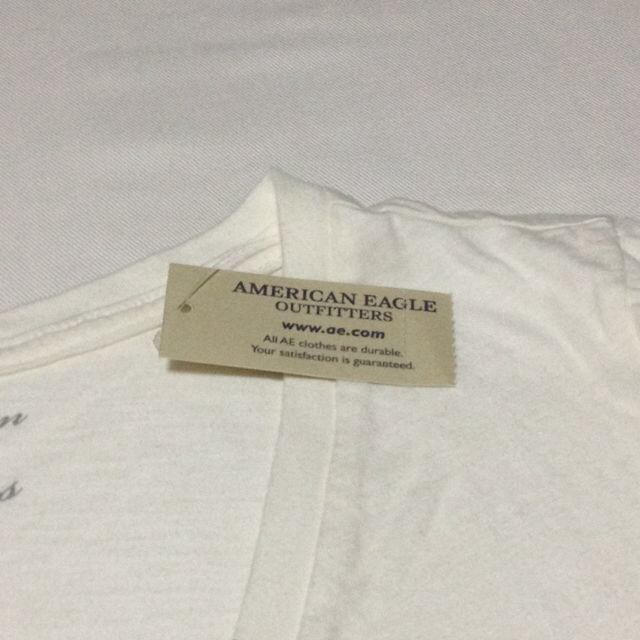 American Eagle(アメリカンイーグル)のアメリカンイーグルスＴシャツ♡白 レディースのトップス(Tシャツ(半袖/袖なし))の商品写真