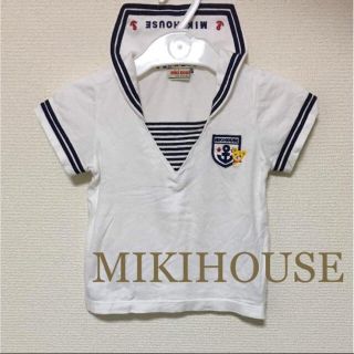 ミキハウス(mikihouse)のミキハウス☆半袖サマーシャツ マリン 夏 ホットビスケットファミリアお好きな方も(Ｔシャツ)