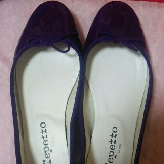 レペット(repetto)のレペット BALLERINA/CENDRILLON PATENT パープル 38(バレエシューズ)