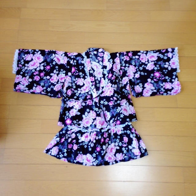 お買い得‼️女の子用浴衣（120） キッズ/ベビー/マタニティのキッズ服女の子用(90cm~)(甚平/浴衣)の商品写真