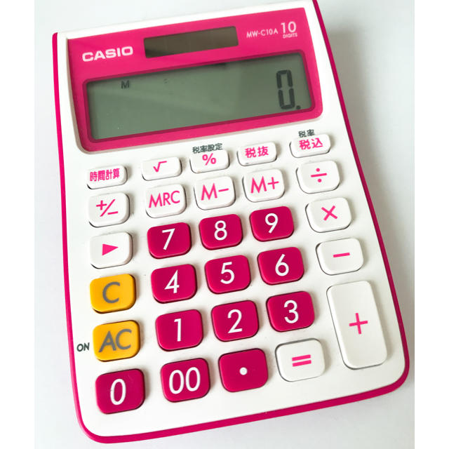 Casio 最終値下げ Casio 電卓 ピンクの通販 By Yuppshop6
