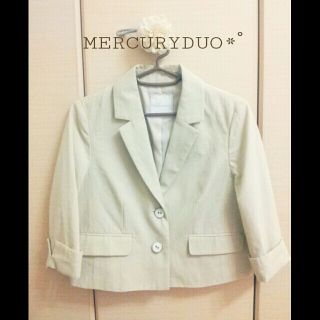 マーキュリーデュオ(MERCURYDUO)のMERCURY jacket*°(ノーカラージャケット)