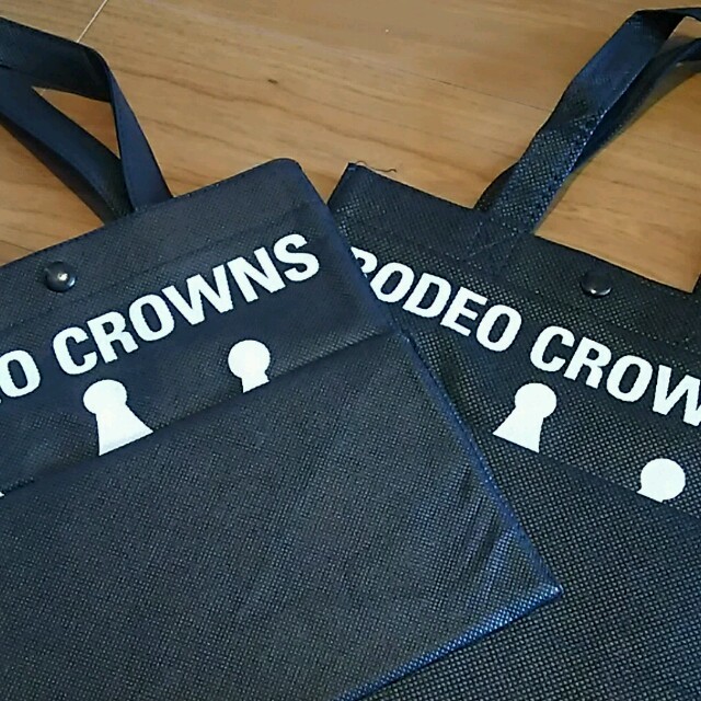 RODEO CROWNS(ロデオクラウンズ)のロデオクラウンズ ショッパー小 ２つ レディースのバッグ(ショップ袋)の商品写真