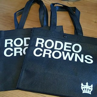 ロデオクラウンズ(RODEO CROWNS)のロデオクラウンズ ショッパー小 ２つ(ショップ袋)