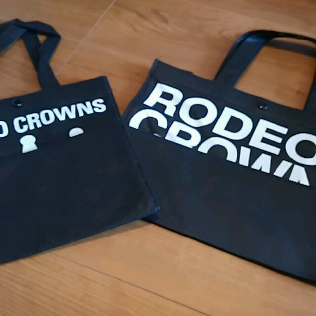 RODEO CROWNS(ロデオクラウンズ)のロデオクラウンズ ショッパー ２つ レディースのバッグ(ショップ袋)の商品写真