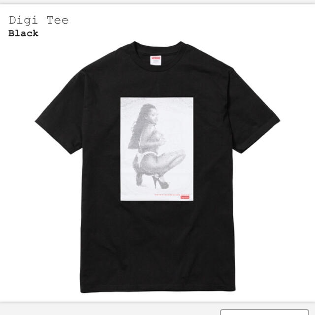 Supreme digi ブラックM Tシャツ