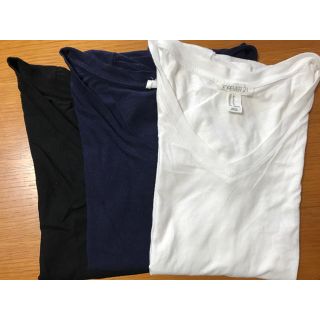 エイチアンドエム(H&M)のVネックTセット(Tシャツ(半袖/袖なし))