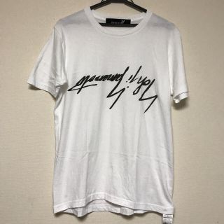 ヨウジヤマモト(Yohji Yamamoto)の極美品 Yohji Yamamoto Ground Y 反転 ロゴ Tシャツ 3(Tシャツ/カットソー(半袖/袖なし))