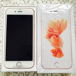 アップル(Apple)の新品 ⭐️au iPhone6s 64GB ローズゴールド⭐️SIMロック解除可(携帯電話本体)