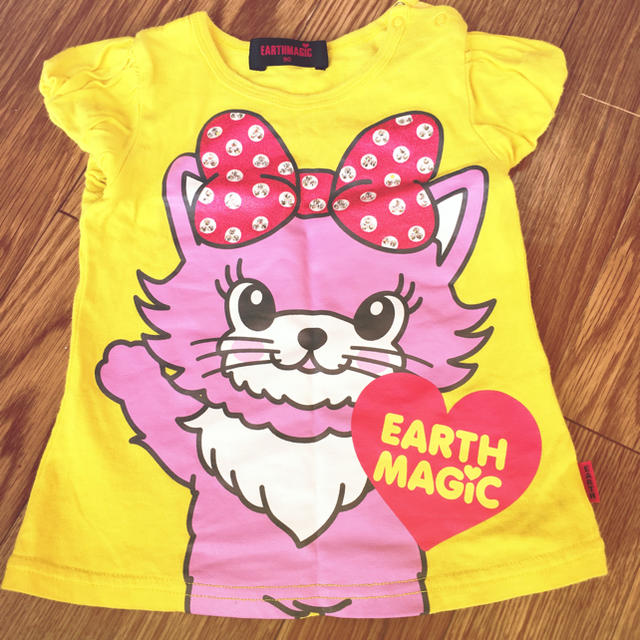 EARTHMAGIC(アースマジック)のEARTHMAGIC サイズ90 キッズ/ベビー/マタニティのキッズ服女の子用(90cm~)(Tシャツ/カットソー)の商品写真