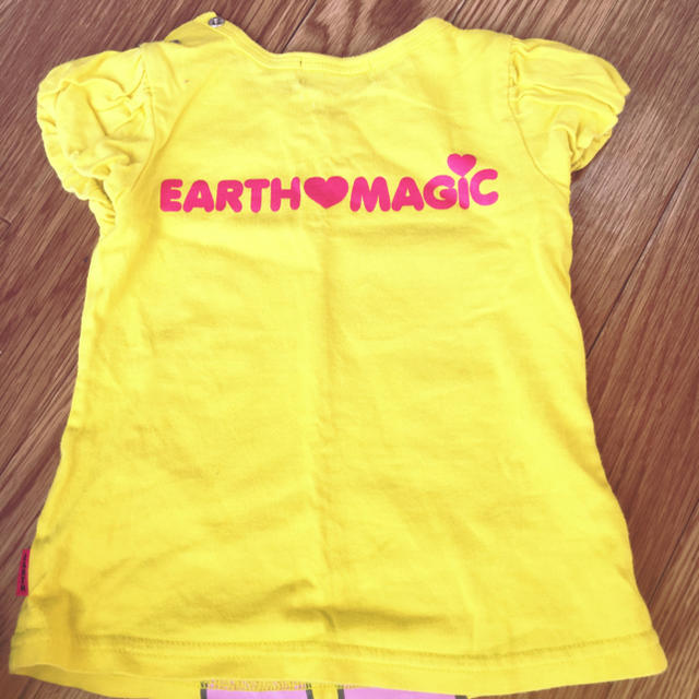 EARTHMAGIC(アースマジック)のEARTHMAGIC サイズ90 キッズ/ベビー/マタニティのキッズ服女の子用(90cm~)(Tシャツ/カットソー)の商品写真