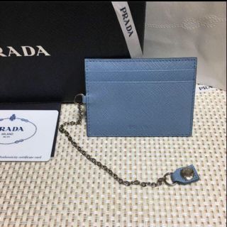 プラダ(PRADA)の【PRADA】プラダ サフィアーノカードケース（付属品） (名刺入れ/定期入れ)