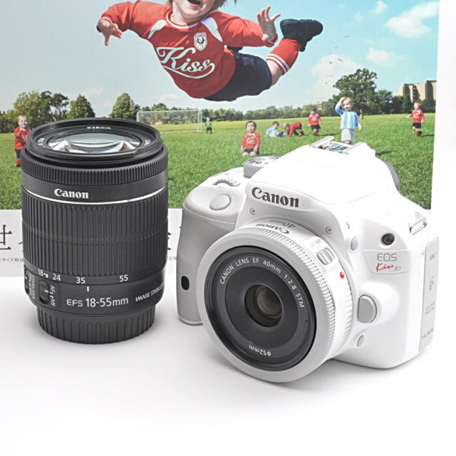 【ラッピング不可】 ✨スマホに送れるSD付き✨Canon - Canon EOS ダブルレンズキット X7 Kiss デジタル一眼 【ラッピング不可】 ✨スマホに送れるSD付き✨Canon - Canon EOS ダブルレンズキット X7 Kiss デジタル一眼