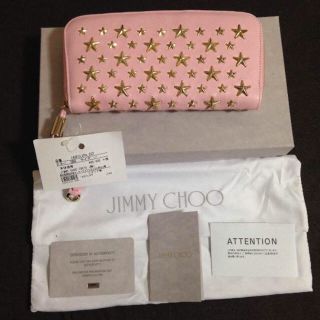 ジミーチュウ(JIMMY CHOO)の新品 ジミーチュウ スタッズ 財布 ピンク (財布)